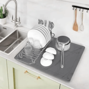 Stone Dish Drying Mat for Kitchen Counter
